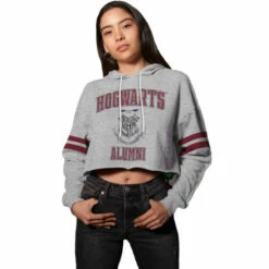 Harry Potter Hogwarts Alumni Crop Hoodie For Female -Harry Potter Shop unnamed file 1018