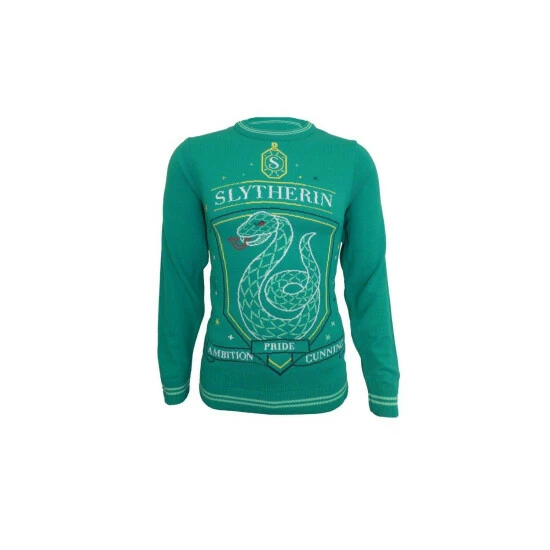 Harry Potter Slytherin Knitted Jumper For Unisex 5 Harry Potter Slytherin Knitted Jumper For Unisex - Image 3