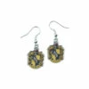 Harry Potter Silver Plated Hufflepuff Earrings For Unisex -Harry Potter Shop unnamed file 1093
