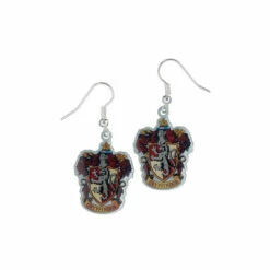 Harry Potter Silver Plated Gryffindor Earrings For Unisex -Harry Potter Shop unnamed file 1156