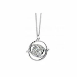 Harry Potter Sterling Silver Swarovski Time Turner Necklace For Unisex -Harry Potter Shop unnamed file 117
