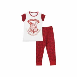 Harry Potter Hogwarts Short Sleeve Pyjamas For Female