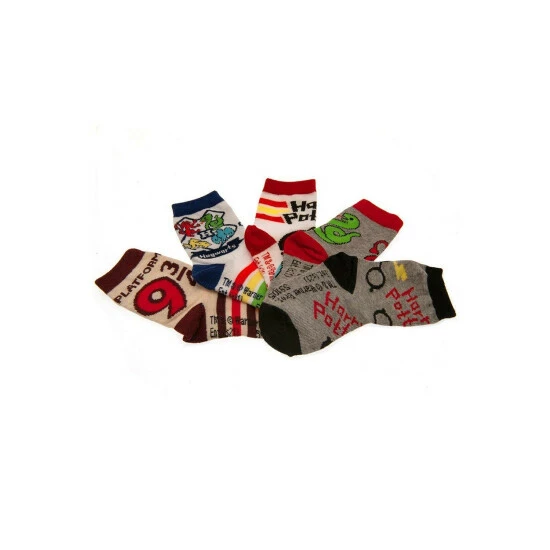 Harry Potter Baby Socks Set (Pack Of 5) For Unisex 4 Harry Potter Baby Socks Set (Pack Of 5) For Unisex - Image 2