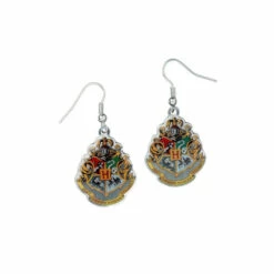 Harry Potter Hogwarts Silver Plated Earrings For Unisex -Harry Potter Shop unnamed file 1339