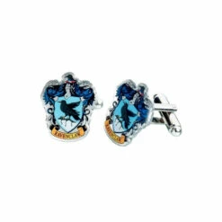 Harry Potter Silver Plated Ravenclaw Crest Cufflinks For Unisex