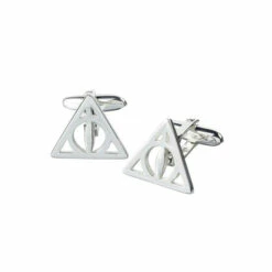 Harry Potter Deathly Hallows Sterling Silver Cufflinks For Unisex