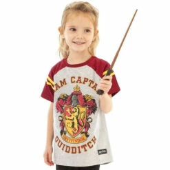 Harry Potter Official Gryffindor Quidditch Team Captain T-Shirt For Female -Harry Potter Shop unnamed file 1606