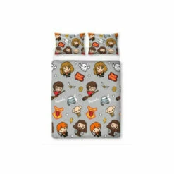 Harry Potter Termtime Reversible Duvet Cover Set For Unisex