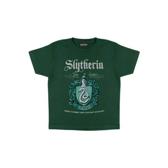 Harry Potter Slytherin Crest T-Shirt For Male 5 Harry Potter Slytherin Crest T-Shirt For Male - Image 3