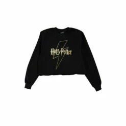 Harry Potter Lightning Bolt Crop Sweatshirt For Female -Harry Potter Shop unnamed file 1786