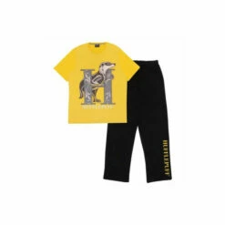 Harry Potter Mascot Hufflepuff Pyjama Set For Unisex