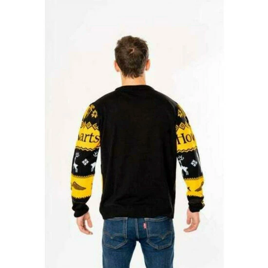 Harry Potter Knitted Christmas Jumper For Unisex 4 Harry Potter Knitted Christmas Jumper For Unisex - Image 2