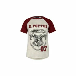 Harry Potter Hogwarts Crest Raglan T-Shirt For Female -Harry Potter Shop unnamed file 1956
