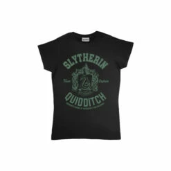 Harry Potter Slytherin Quidditch Fitted T-Shirt For Female