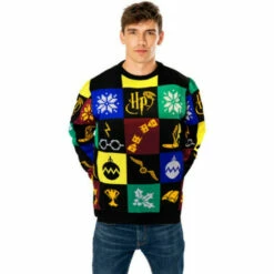 Harry Potter Deluxe Patchwork Knitted Jumper For Male 9 Harry Potter Deluxe Patchwork Knitted Jumper For Male -Harry Potter Shop unnamed file 2018