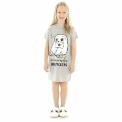 Harry Potter Hedwig Hogwarts Nightie For Female -Harry Potter Shop unnamed file 341