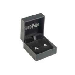 Harry Potter Sterling Silver Deathly Hallows Earrings For Female -Harry Potter Shop unnamed file 413