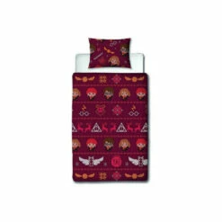 Harry Potter Charming Reversible Christmas Duvet Cover Set For Unisex -Harry Potter Shop unnamed file 47