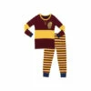 Harry Potter Burgundy Gryffindor Logo Long Sleeved Pyjamas For Female