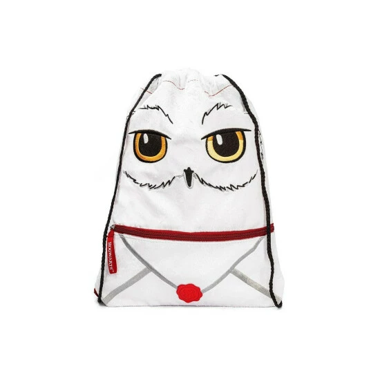 Harry Potter Delivery Hedwig Plush Drawstring Bag For Unisex 4 Harry Potter Delivery Hedwig Plush Drawstring Bag For Unisex - Image 2