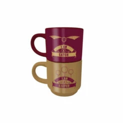 Harry Potter Catch & Keeper Stackable Mug Set (Pack Of 2) For Unisex