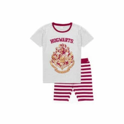 Harry Potter Hogwarts Crest Short Pyjama Set For Female -Harry Potter Shop unnamed file 837