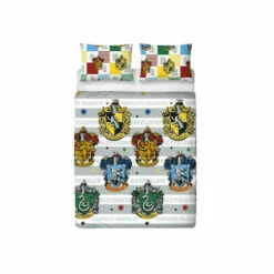 Harry Potter Hogwarts Houses Duvet Cover Set For Unisex -Harry Potter Shop unnamed file 869