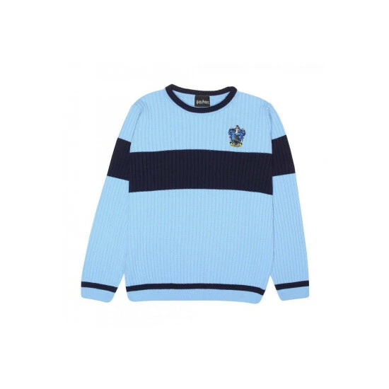 Harry Potter Ravenclaw Quidditch Knitted Jumper For Female 4 Harry Potter Ravenclaw Quidditch Knitted Jumper For Female - Image 2