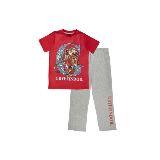 Harry Potter Gryffindor Boyfriend Pyjama Set For Female 4 Harry Potter Gryffindor Boyfriend Pyjama Set For Female - Image 2