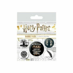 Harry Potter Symbols Badge Set (Pack Of 5) For Unisex