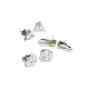 Harry Potter Silver Plated Earring Set For Unisex